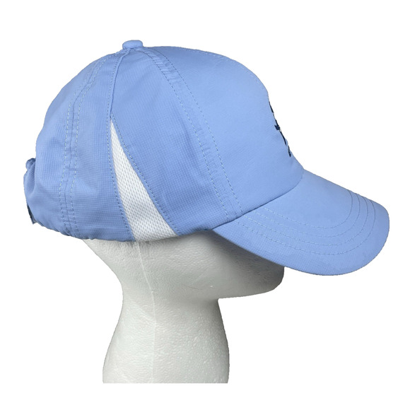 LIFE IS GOOD Blue Adjustable Relax Vacation Adirondack Logo Baseball Cap Hat OS - Picture 2 of 7